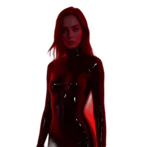 dress, jacket, robot, face transparent PNG cut-out