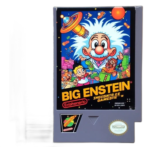 outer space, nes, cartridge, titled transparent PNG cut-out
