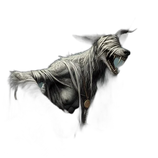 animal, dragon, creature, staff transparent PNG cut-out