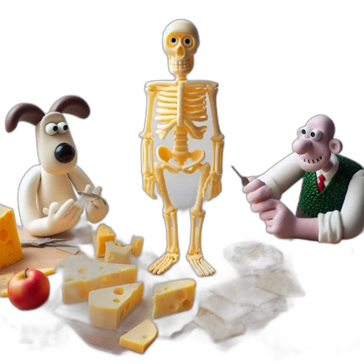 food, 3d render, concept art, table transparent PNG cut-out