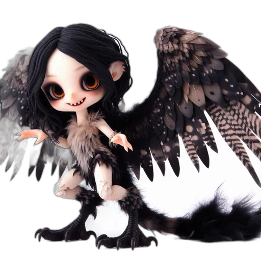 creature, fantasy art, concept art, 3d render transparent PNG cut-out