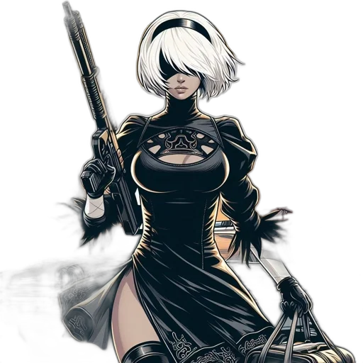dress, weapon, staff, sword transparent PNG cut-out