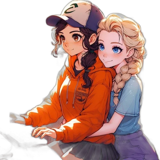 staff, hat, anime, cartoon transparent PNG cut-out