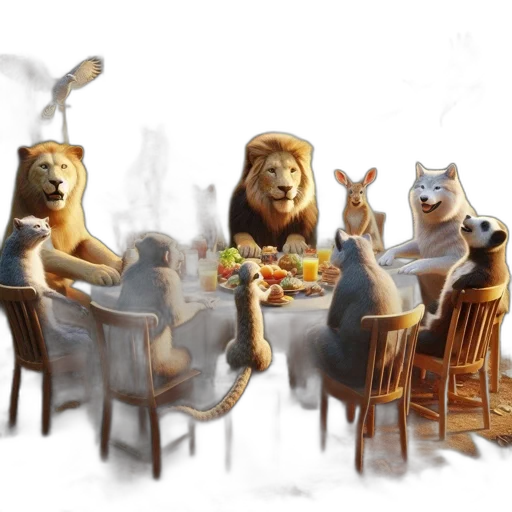 concept art, fantasy art, 3d render, cartoon transparent PNG cut-out