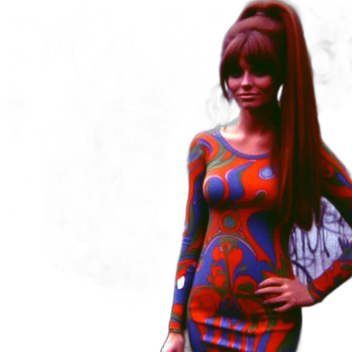 dress, hair, 3d render, photorealistic transparent PNG cut-out