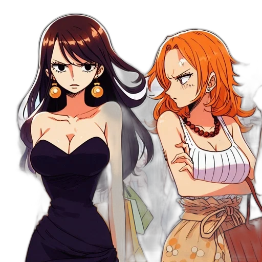 dress, jewelry, anime, concept art transparent PNG cut-out