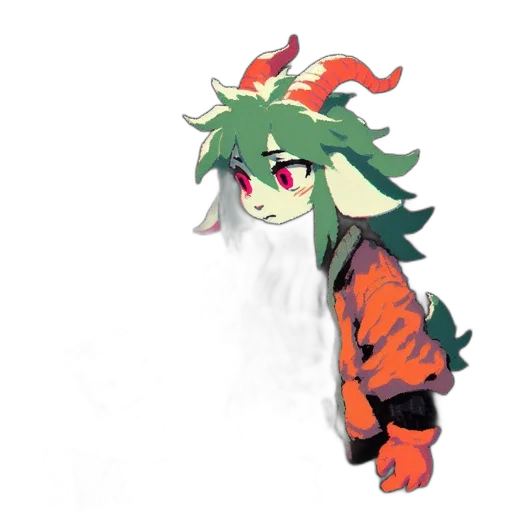 dragon, staff, creature, mask transparent PNG cut-out