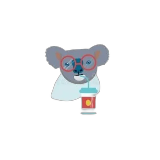 staff, animal, vaporwave, 3d render transparent PNG cut-out