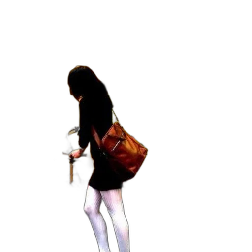 dress, jacket, staff, umbrella transparent PNG cut-out