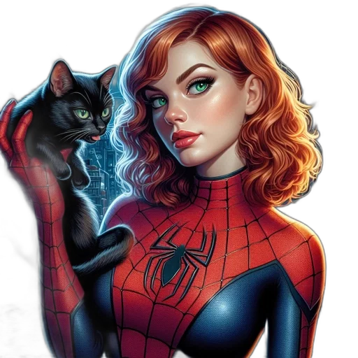comic book art, fantasy art, concept art, cartoon transparent PNG cut-out