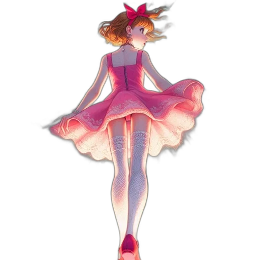 dress, staff, creature, concept art transparent PNG cut-out