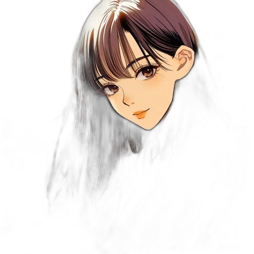 face, mask, creature, hair transparent PNG cut-out