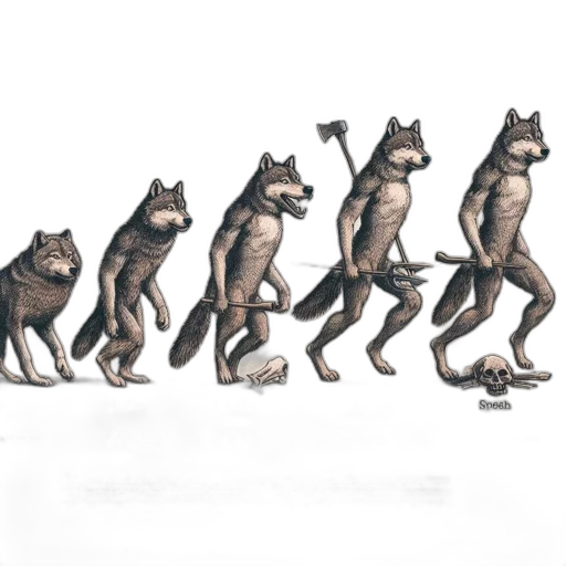 staff, animal, concept art, fantasy art transparent PNG cut-out