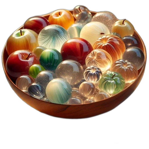 jewelry, food, 3d render, photorealistic transparent PNG cut-out