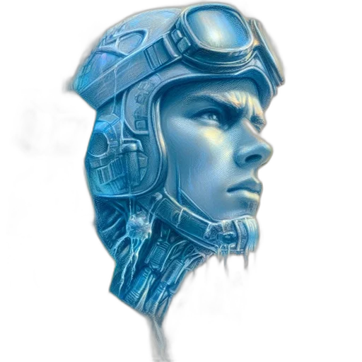 robot, face, mask, concept art transparent PNG cut-out