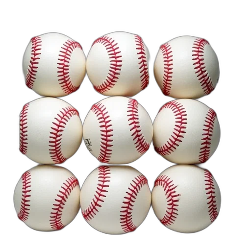 dozen, baseball, sized, inch transparent PNG cut-out