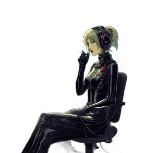 robot, jacket, staff, dress transparent PNG cut-out