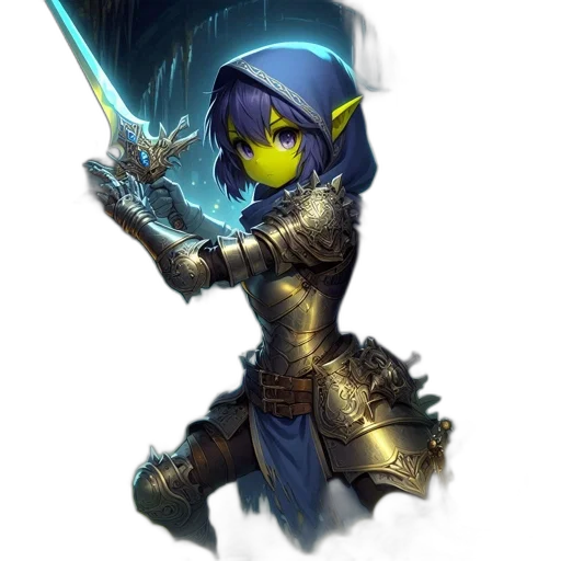 sword, staff, weapon, fantasy art transparent PNG cut-out