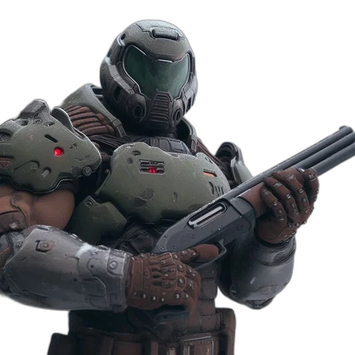 weapon, robot, concept art, 3d render transparent PNG cut-out