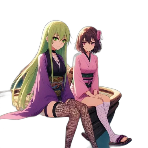 dress, staff, anime, pixel art transparent PNG cut-out