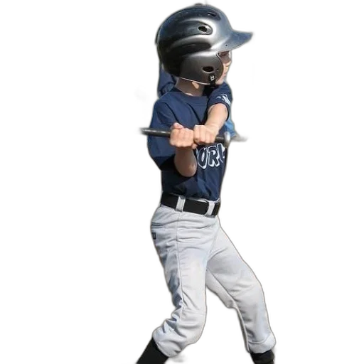 young, baseball, player, blue transparent PNG cut-out