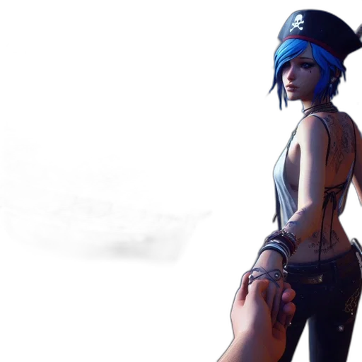 robot, staff, weapon, hat transparent PNG cut-out