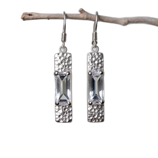 jewelry, 3d render, hammered, bar transparent PNG cut-out