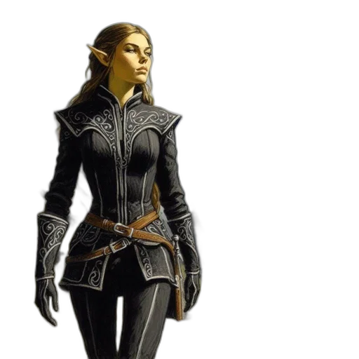jacket, concept art, fantasy art, 3d render transparent PNG cut-out