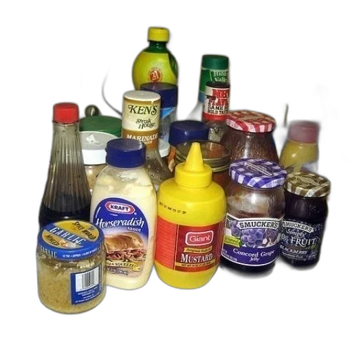 bottle, food, weapon, variety transparent PNG cut-out