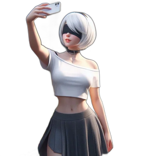 dress, staff, weapon, robot transparent PNG cut-out