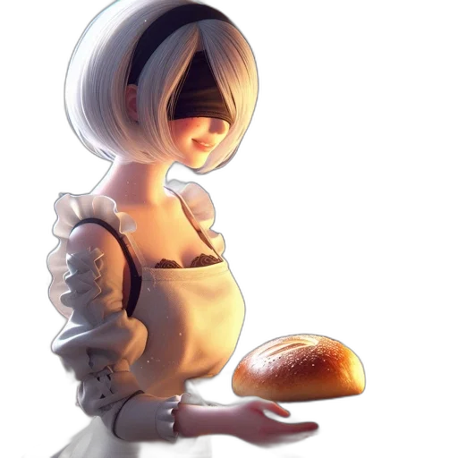 robot, food, dress, creature transparent PNG cut-out