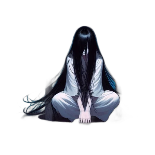 hair, creature, mask, dress transparent PNG cut-out