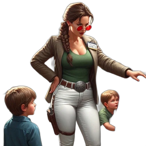 concept art, 3d render, photorealistic, comic book art transparent PNG cut-out
