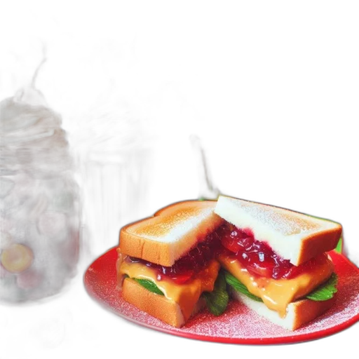 food, photorealistic, concept art, 3d render transparent PNG cut-out