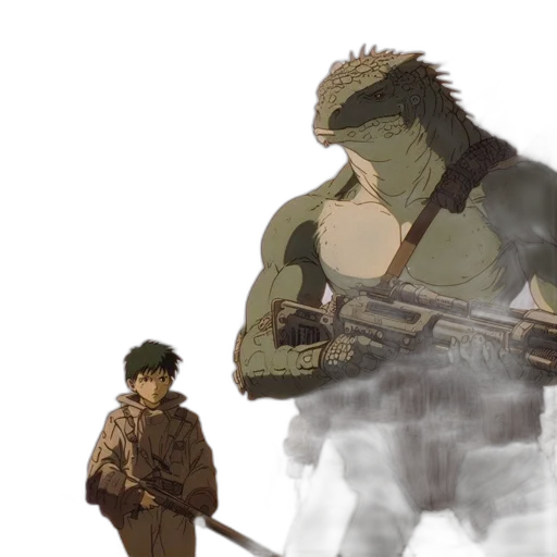 weapon, dragon, concept art, comic book art transparent PNG cut-out
