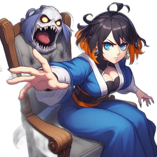 staff, creature, weapon, dragon transparent PNG cut-out