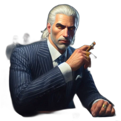 staff, weapon, face, jacket transparent PNG cut-out