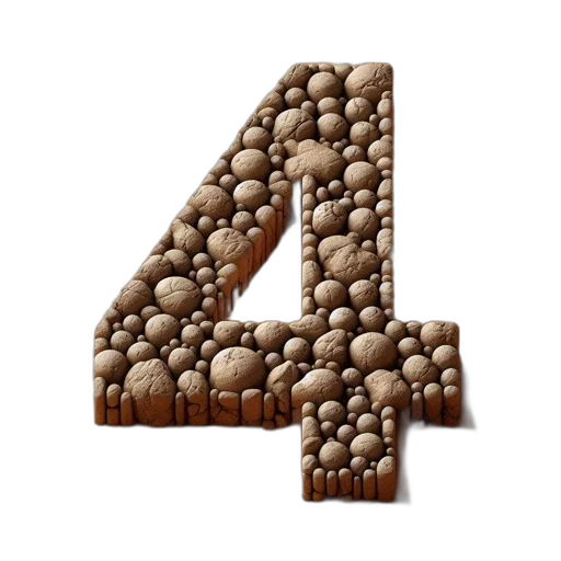 3d render, pixel art, earthy-toned, representation transparent PNG cut-out