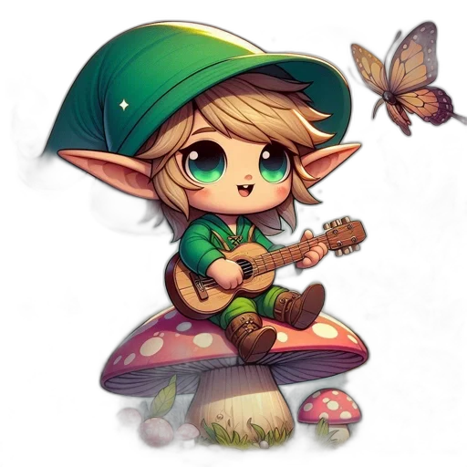 fantasy art, concept art, pixel art, watercolor transparent PNG cut-out