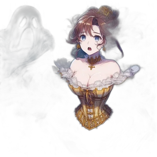 dress, crown, staff, jewelry transparent PNG cut-out