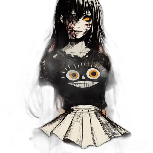 dress, mask, face, creature transparent PNG cut-out