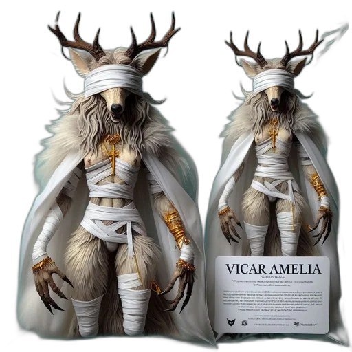 animal, concept art, fantasy art, 3d render transparent PNG cut-out