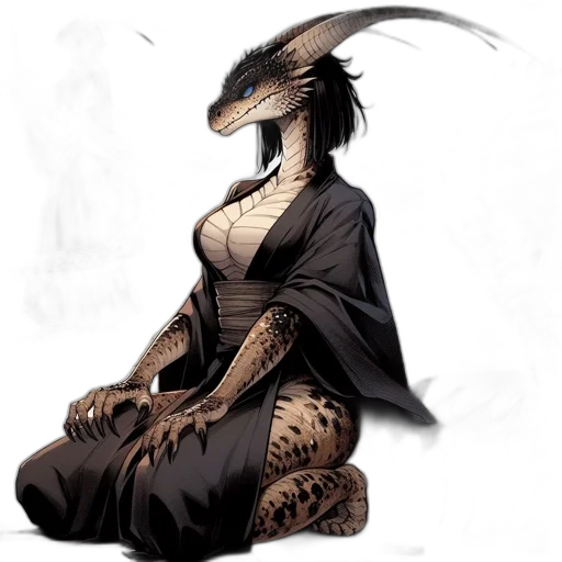 dragon, mask, creature, dress transparent PNG cut-out