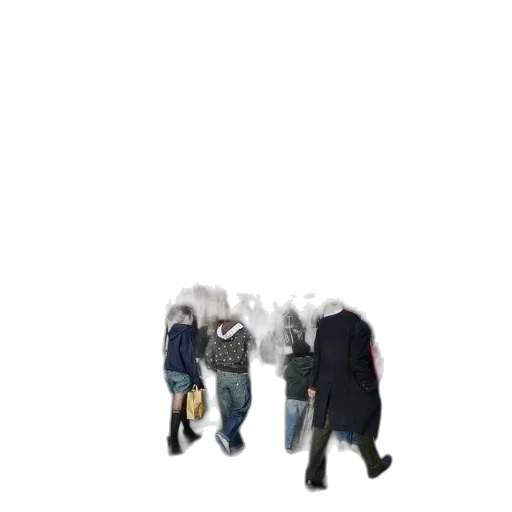 jacket, umbrella, staff, hair transparent PNG cut-out