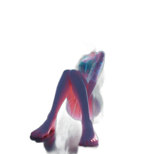 creature, hair, dress, mask transparent PNG cut-out