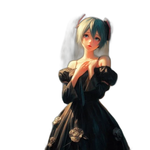 dress, robot, weapon, face transparent PNG cut-out