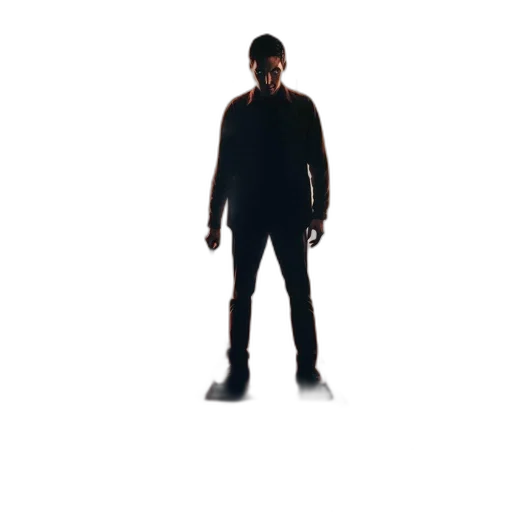 jacket, staff, mask, creature transparent PNG cut-out