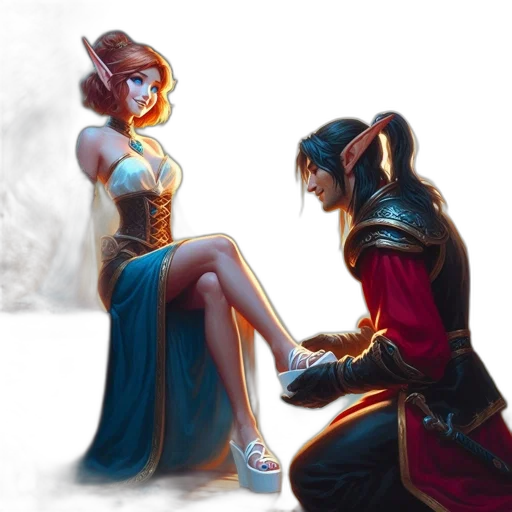 concept art, fantasy art, comic book art, pixel art transparent PNG cut-out