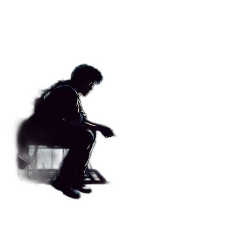 robot, jacket, creature, face transparent PNG cut-out