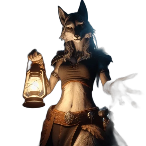 staff, mask, dress, jewelry transparent PNG cut-out